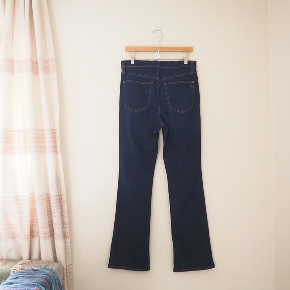 Madewell 11” High Rise Skinny Flare Jeans in Larkspur Wash Denim Edition sz 29 - Picture 7 of 8